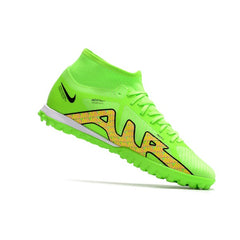 Chuteira Society TF Nike Zoom Mercurial Superfly 9 Academy Verde