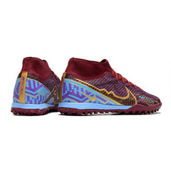 Chuteira Society TF Nike Zoom Mercurial Superfly 9 Academy Mbappe Roxa