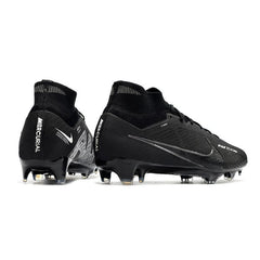 Chuteira Campo FG Nike Zoom Mercurial Superfly 9 Elite Preta Pack Shadow