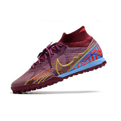 Chuteira Society TF Nike Zoom Mercurial Superfly 9 Elite Roxa