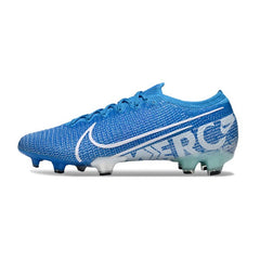 Chuteira Campo FG Nike Zoom Mercurial Vapor 13 Elite Azul e Branco