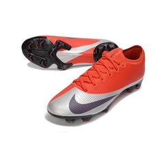 Chuteira Campo FG Nike Zoom Mercurial Vapor 13 Elite Vermelho e Prateado