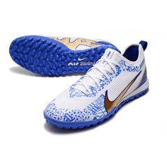 Chuteira Society TF Nike Zoom Mercurial Vapor 15 Pro Zoom CR7 Azul