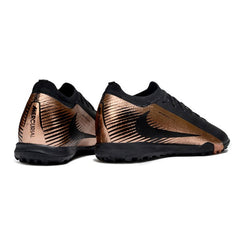 Chuteira Society TF Nike Zoom Mercurial Vapor 16 Elite Preta e Bronze
