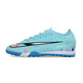 Chuteira Society TF Nike Zoom Mercurial Vapor 16 Elite Azul