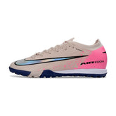 Chuteira Society TF Nike Zoom Mercurial Vapor 16 Elite Cinza, Dark Azul e Rosa