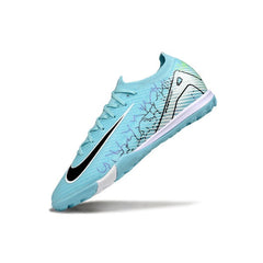 Chuteira Society TF Nike Zoom Mercurial Vapor 16 Elite Azul-Clara