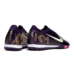 Chuteira Society TF Nike Zoom Mercurial Vapor 16 Elite Pack Roxo Mbappe