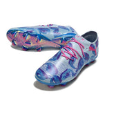 Chuteira Campo FG Puma Future 8 Cano Baixo Azul-Clara