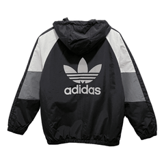 Corta Vento Adidas Preto,Branco e Cinza - VN Esportes