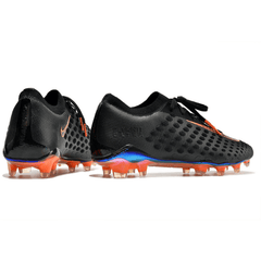 Chuteira Nike Phantom Ultra Venom Elite Preta e Laranja Holografico - VN Esportes