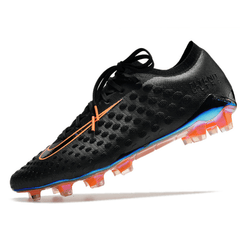 Chuteira Nike Phantom Ultra Venom Elite Preta e Laranja Holografico - VN Esportes