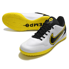 Chuteira Nike Tiempo 9 Legend IC Branca e Preta - VN Esportes