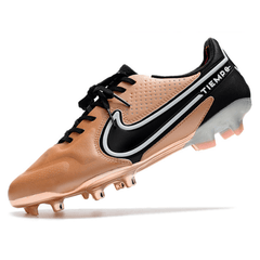 Chuteira Nike Tiempo 9 Legend FG Dourada - VN Esportes