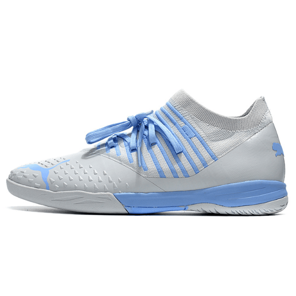 Chuteira Puma Future Z 1.3 IC Cinza e Azul - VN Esportes