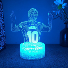 Led Lendas do Futebol Messi Barcelona