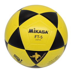 Bola de Futevôlei Mikasa Amarela e Preta