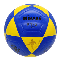 Bola de Futevôlei Mikasa Azul e Amarela - VENI Futebol