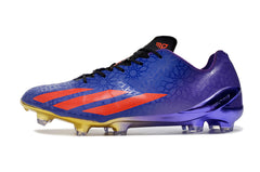 Chuteira Campo Adidas X Crazyfast+ FG Roxa e Vermelha