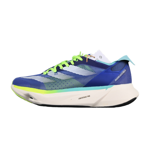 Tênis de Corrida Adidas Adizero Adios Pro 3 Azul-Cobalto Lucid Limão