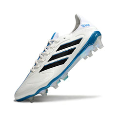 Chuteira Campo FG Adidas Copa Pure III Elite Branca e Azul