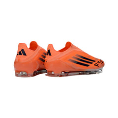Chuteira Campo FG Adidas F50 Elite Sem Cadarço Laranja e Preta