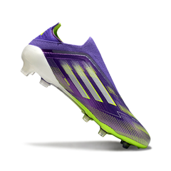 Chuteira Campo FG Adidas F50 Elite Sem Cadarço Pack Radiant Blaze Infantil