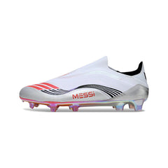 Chuteira Campo FG Adidas F50 Elite Sem Cadarço Branca