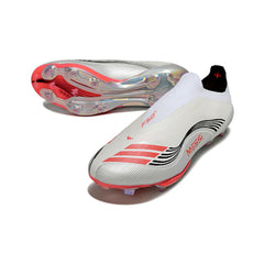 Chuteira Campo FG Adidas F50+ Elite Sem Cadarço Pack Branco