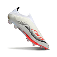 Chuteira Campo FG Adidas F50+ Elite Sem Cadarço Pack Branco