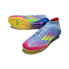 Chuteira Campo FG Adidas F50 Elite Cano Médio Pack Celestial Victory