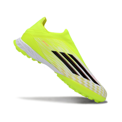 Chuteira Society TF Adidas F50 Elite Sem Cadarço Pack Born For Goals Infantil