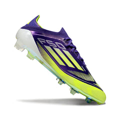 Chuteira Campo FG Adidas F50 Primeknit Elite Roxa e Verde