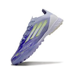 Chuteira Society TF Adidas F50 Pack Sparkfusion Radiant Blaze Infantil