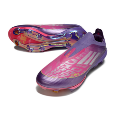 Chuteira Campo Adidas F50+ Elite Sem Cadarço FG Roxa Lamine Yamal Pack