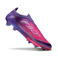 Chuteira Campo Adidas F50+ Elite Sem Cadarço FG Roxa Lamine Yamal Pack