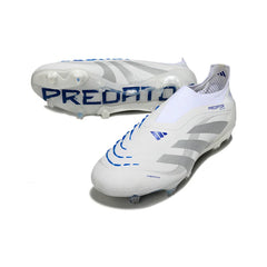 Chuteira Campo FG Adidas Predator 25 Elite Sem Cadarço Pack Polar Victory