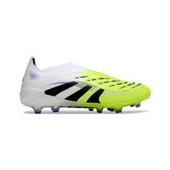 Chuteira Campo FG Adidas Predator 25 Elite Sem Cadarço Pack Radiant Blaze Infantil