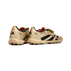 Chuteira Society TF Adidas Predator 25 Elite Com Língua Bronze