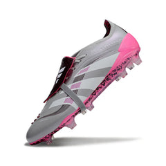 Chuteira Campo FG Adidas Predator 25 Elite Com Língua Cinza Pack Jude Bellingham