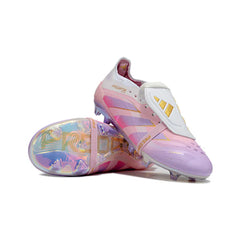 Chuteira Campo FG Adidas Predator 25 Elite Com Língua Lamine Yamal Pack Infantil