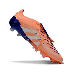 Chuteira Campo FG Adidas Predator 25 Elite Com Língua Laranja