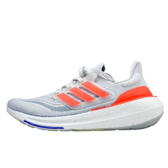 Tênis de Corrida Adidas Ultraboost Light Branco e Laranja