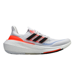 Tênis de Corrida Adidas Ultraboost Light Branco e Laranja