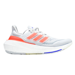 Tênis de Corrida Adidas Ultraboost Light Branco e Laranja