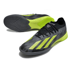 Chuteira Futsal IC Adidas X Crazyfast.1 Pack Son Preta e Amarela