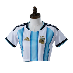 Cropped com Manga Argentina Adidas 2026 Principal