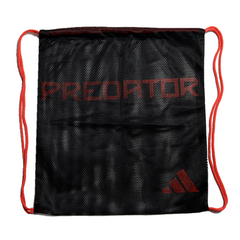 Bolsa para botas de fútbol Adidas Predator negra y roja