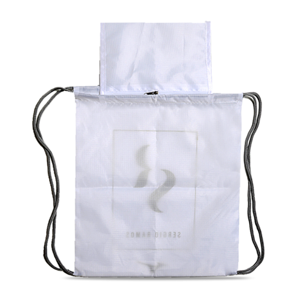 Mizuno White and Blue Football Boot Bag