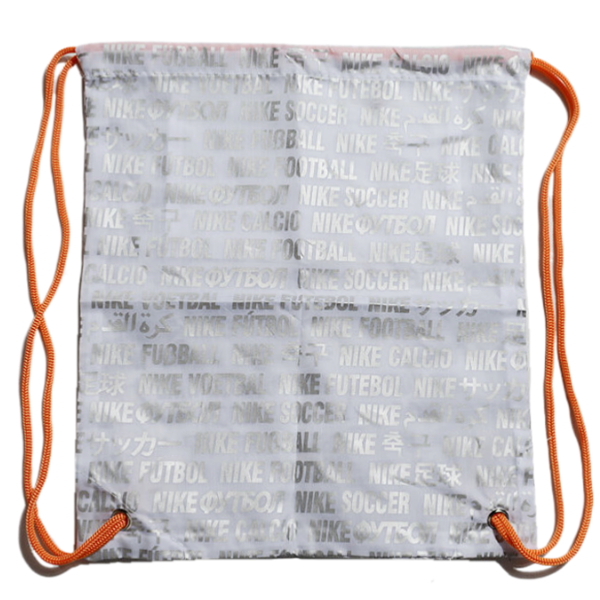 Mochila para Chuteira Nike Prateado e Laranja